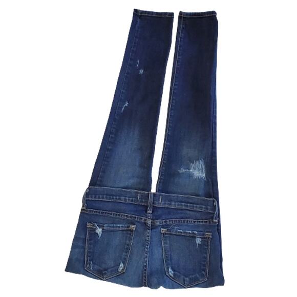 Flying Monkey Size 27 Women's Low Rise Distressed Straight Jeans - Picture 3 of 8